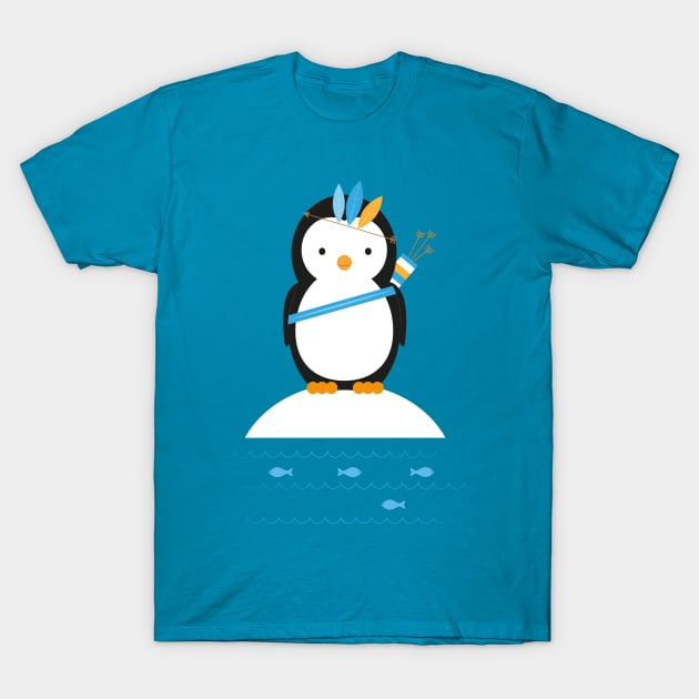 Brave penguin T-Shirt by grafart